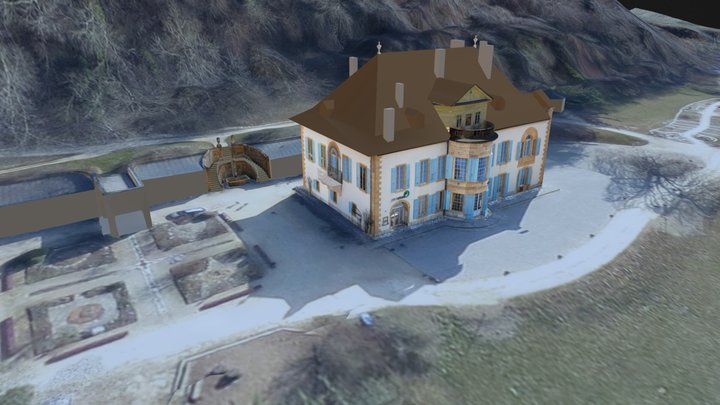 Chateau de Champ Pittet 3D Model