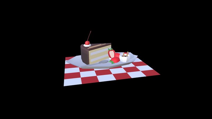 cake moddel 3D Model