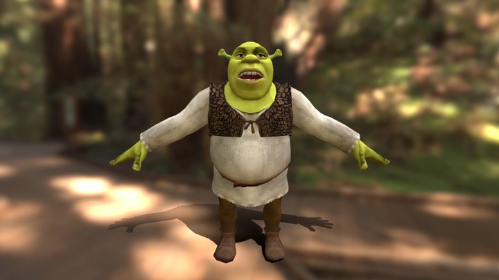 Shrek 3D Model