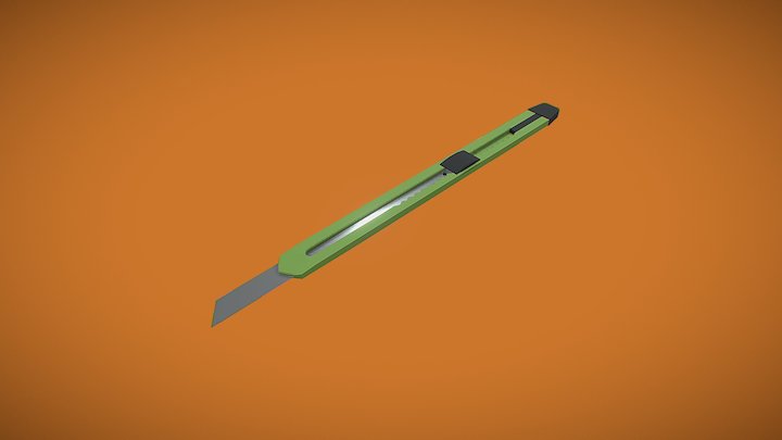 Utility Knife 3D Model