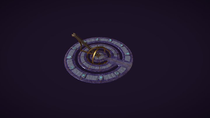 Netherese Sundial Platform 3D Model