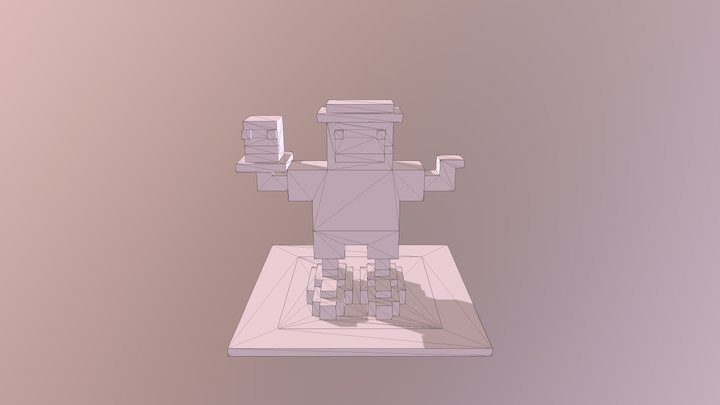 Guy With Head 3D Model