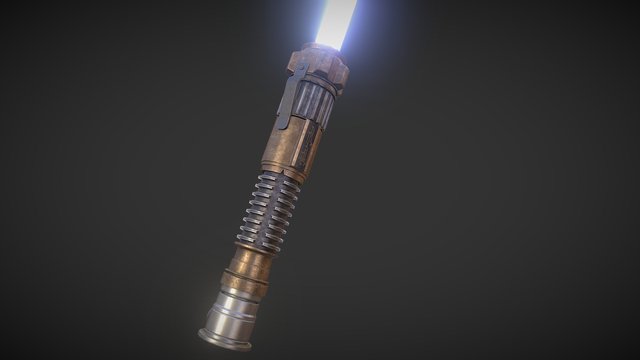 Custom Lightsaber 3D Model