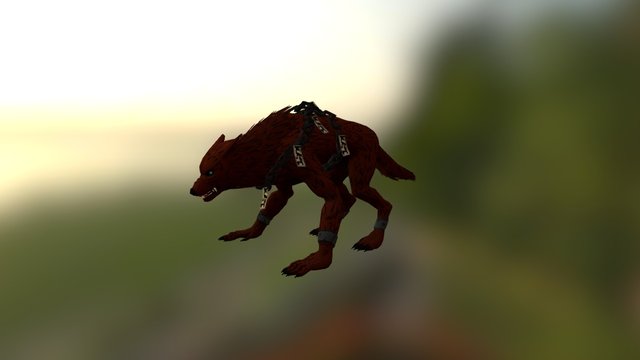 Wolf Boss - Akuma No Hunter 3D Model