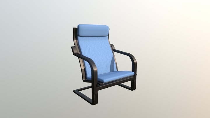 Ikea Poang Chair 3D Model