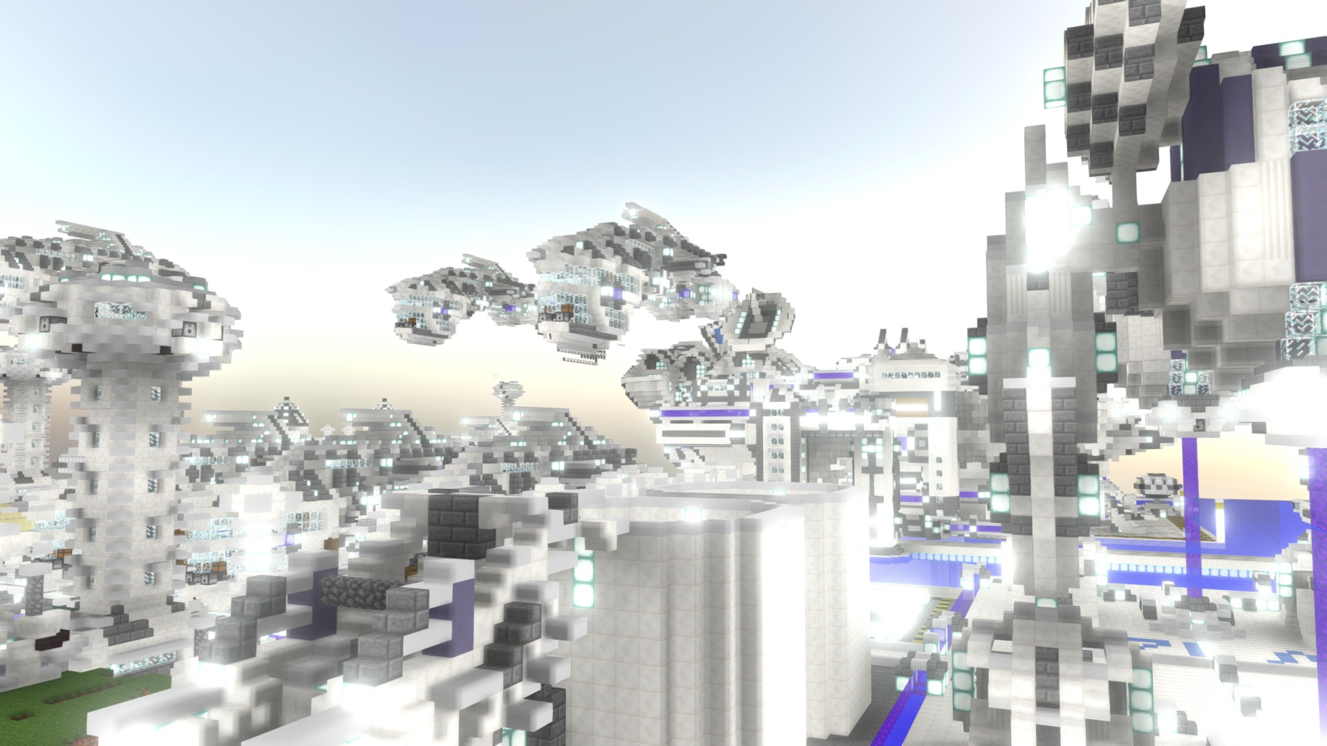 3D model Gulan Station / 古蘭特攻補給站 - This is a 3D model of the Gulan Station / 古蘭特攻補給站. The 3D model is about a video game of a city.