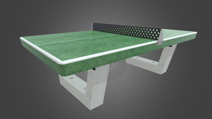 Pingpong Table 3D Model