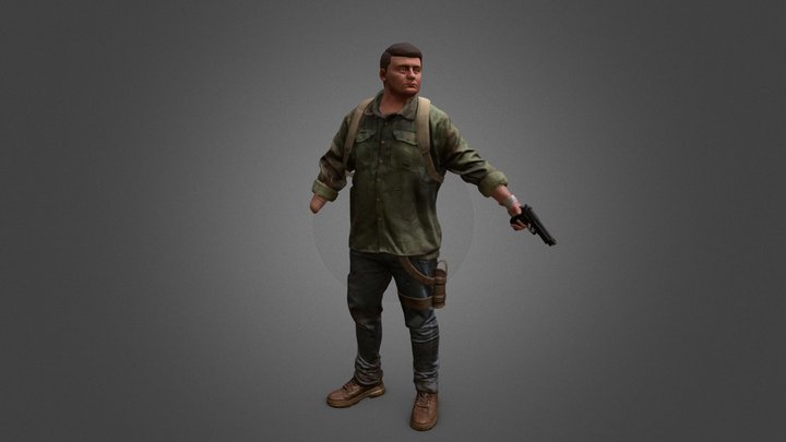 TLOU survivor Fan art 3D Model