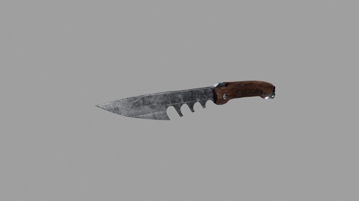 Knife_tema2 3D Model