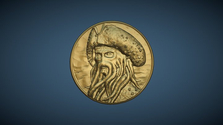 Davy Jones (Pirates of the Caribbean) 3D Model