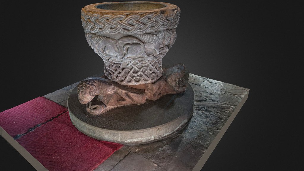 St Michaels & All Angels Font, Ledbury