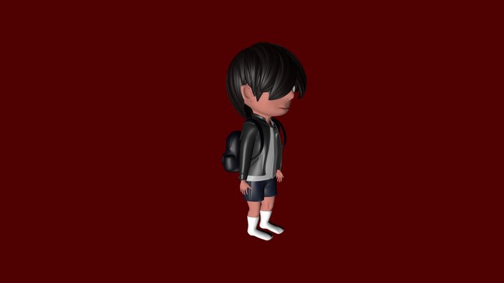 little boy aro 3D Model