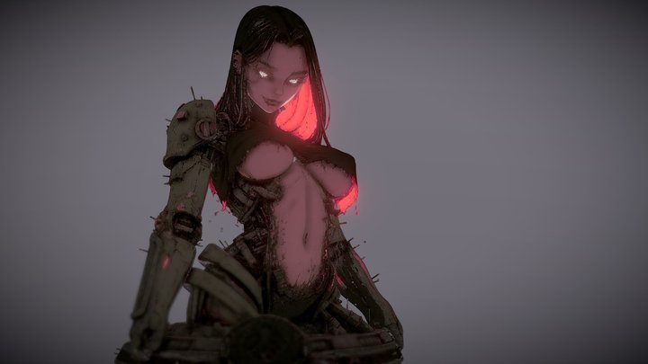 Crimson Automaton 3D Model