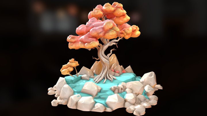 Paisaje IA – Modello 3D gratuito STL