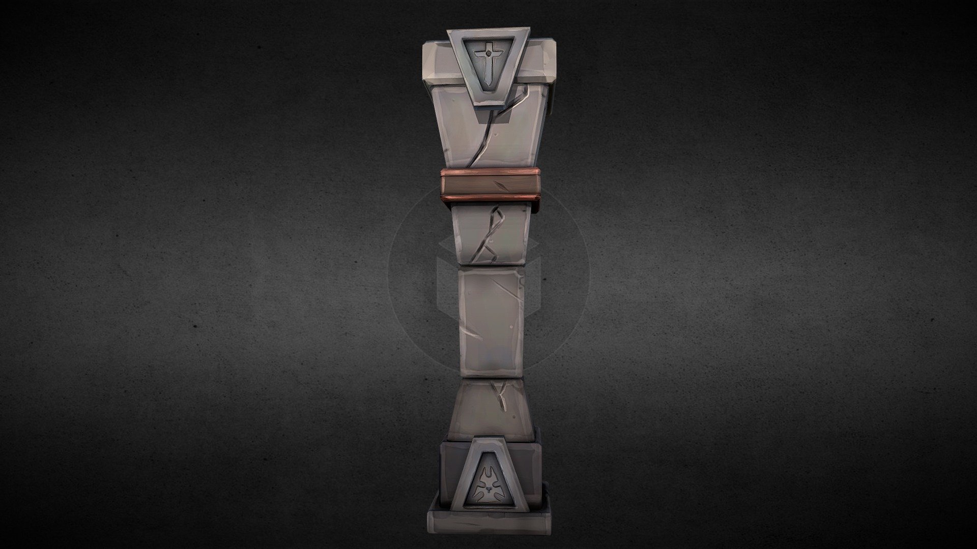 Fantasy Dungeon Pillar