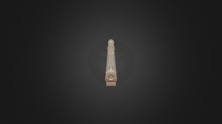 Futuristic Sniper Rifle 3D Model