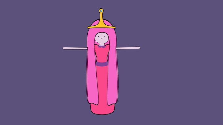 Princess Bubblegum - Adventure Time 3D Model