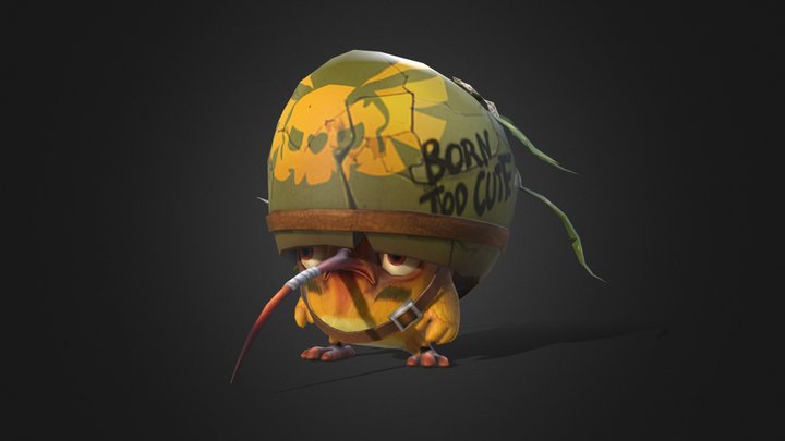 Billy The Blitz E2a 3D Model