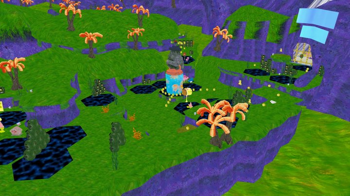 Wii Truth Or Square - Jellyfish Fields Updated – Modelo 3D gratuito STL