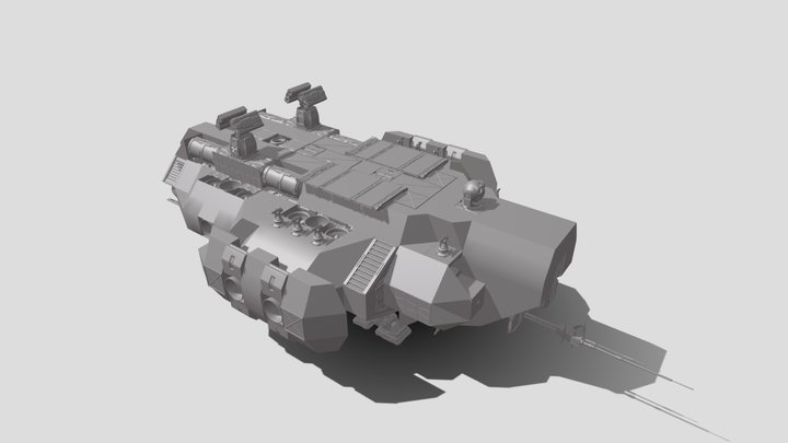 AED Ocellus Exploration Corvette 3D Model