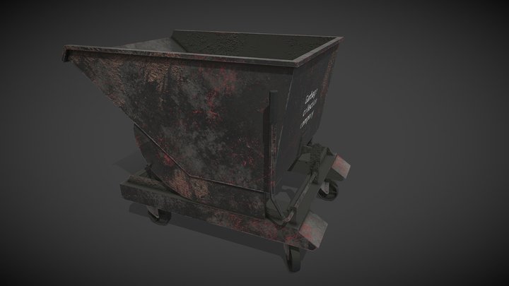 Hand Truck Garbage - 19MB – Gratis 3D-model STL