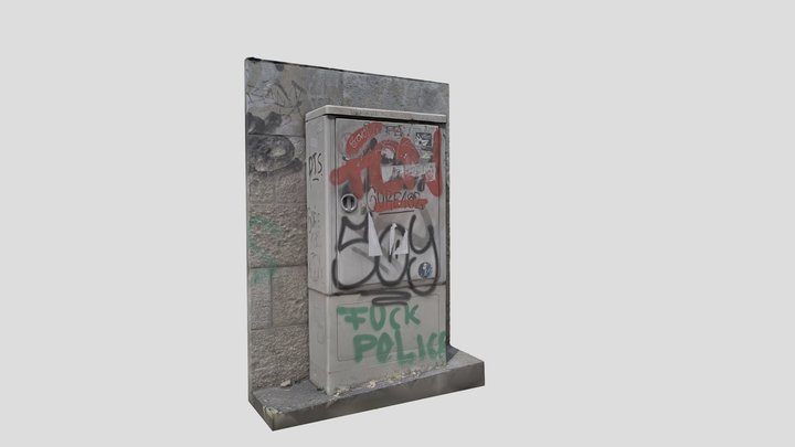 Free Baked Scan  - Electrical Box 3D Model