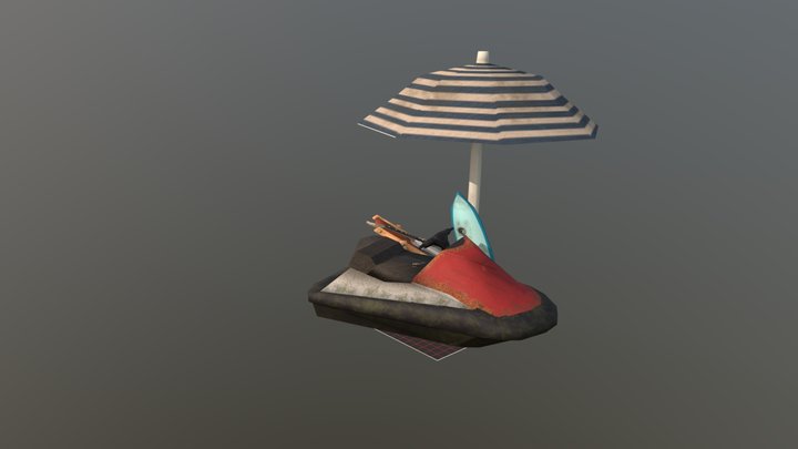 DAE 5 Finished Props - By The Ocean 3D Model