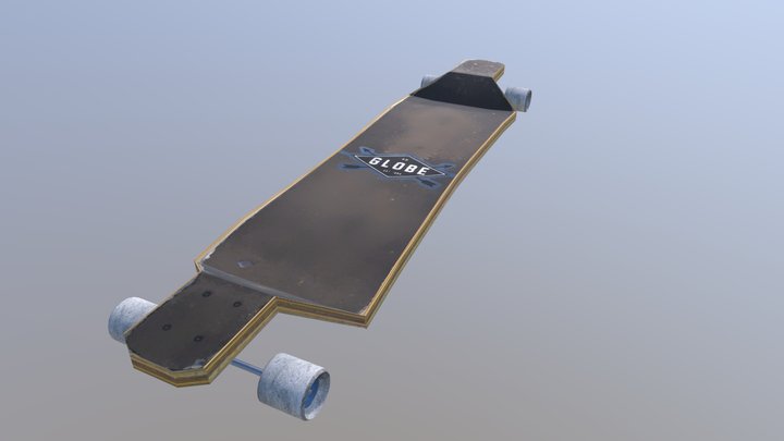 Longboard 3D Model