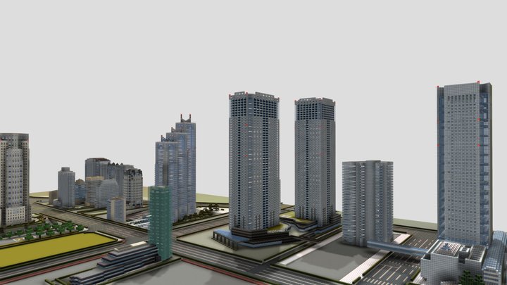 WestShinjyuku3 3D Model