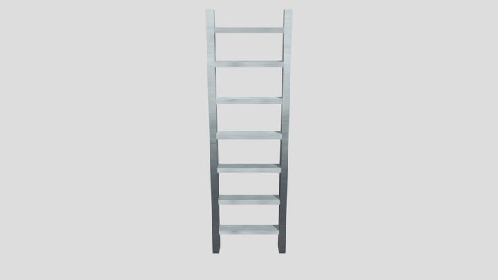 Low Poly Ladder 3D Model