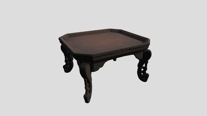 KCDF-사각상(Rectangular Dining Table) 3D Model