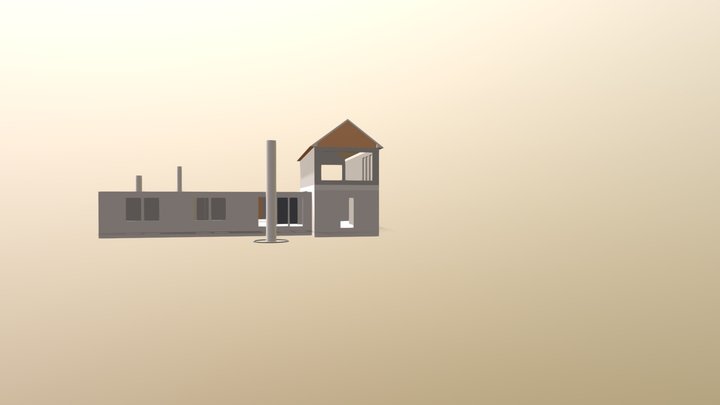 House_Simple-GarageApt1 3D Model