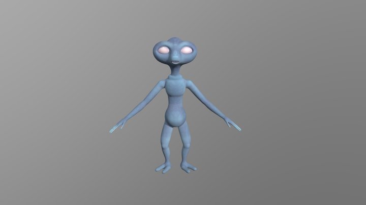Alien Character (First Character) 3D Model