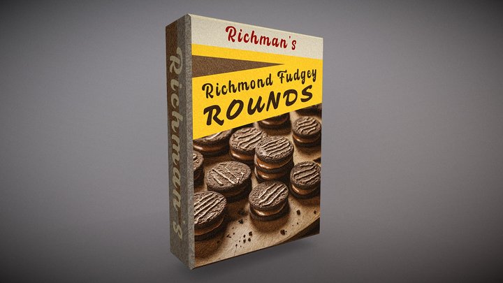Fudgey Rounds 3D Model