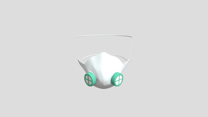 Máscara com filtro 3D Model