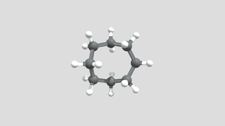 Cyclooctane – Modello 3D gratuito STL