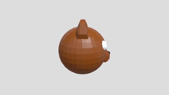 Bear Head 3D Model