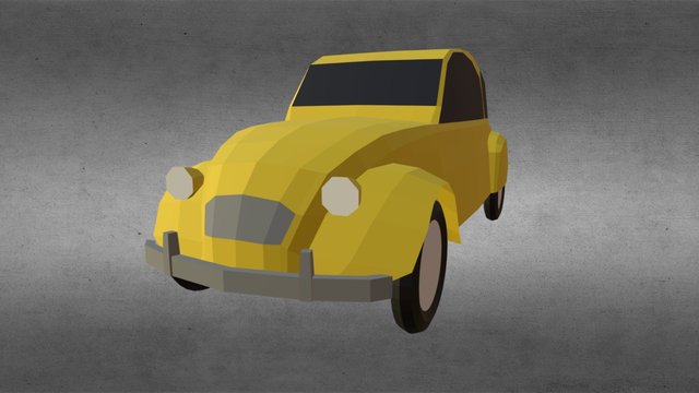 Citroen 2CV 3D Model