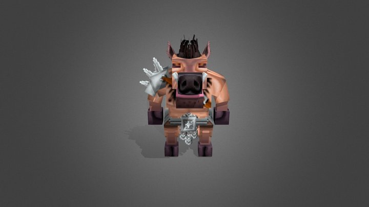 boar monster 3D Model