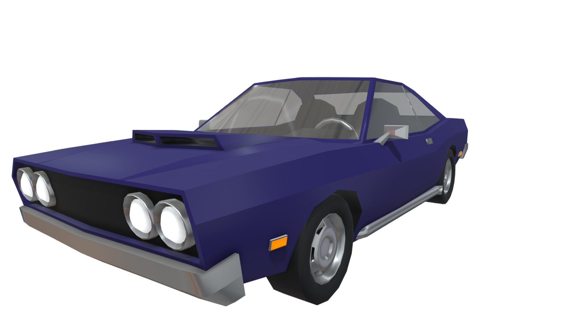 classic_muscle_car — Sketchfab embed 3D viewer