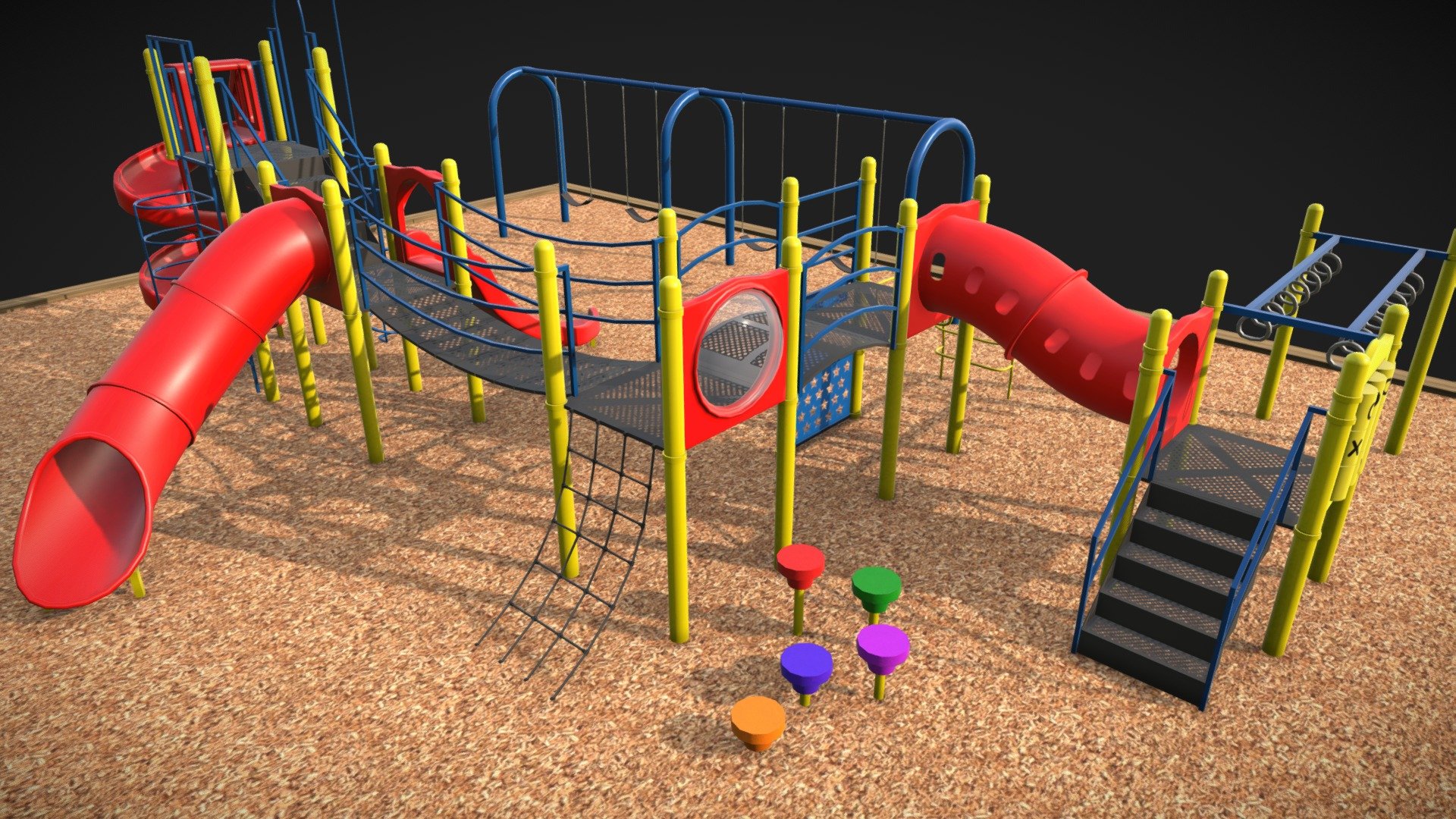 Playground - 3D Model By Djeustice [6a748d5] - Sketchfab