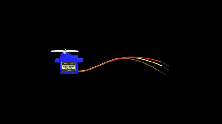 Servo Motor 3D Model