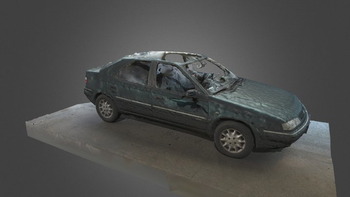 Citröen Xantia 2000 2.0 HDi hatchback 3D Model