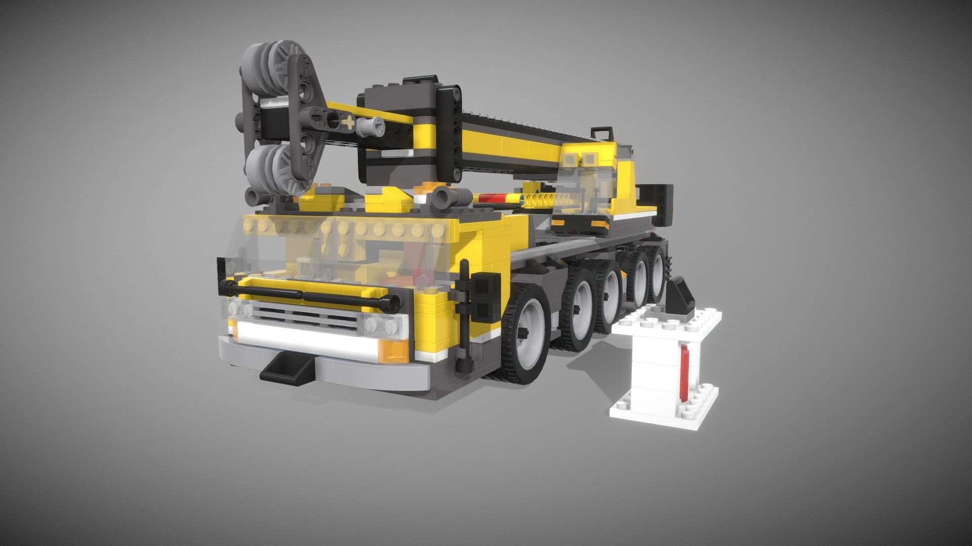 LEGO© Highway Transport 6753 | Truck Crane. - Download Free 3D model by ...