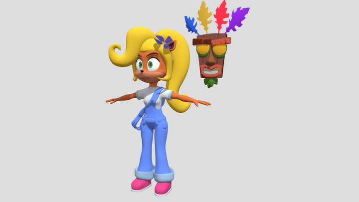 Coco Bandicoot 3D Model