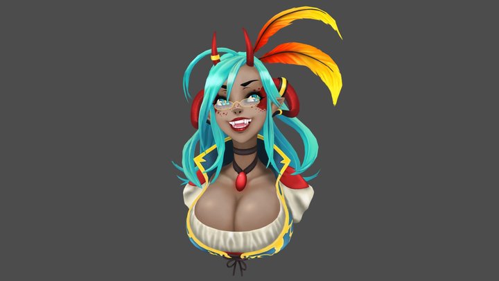 Rivi - 3D Bust Challenge 3D Model
