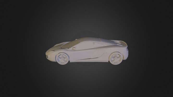McLaren MP4 3D Model