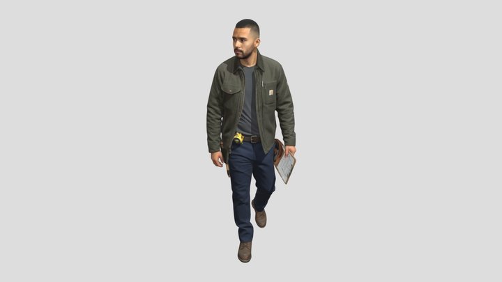 Carpenter On The Job – Kostenloses 3D-Modell STL