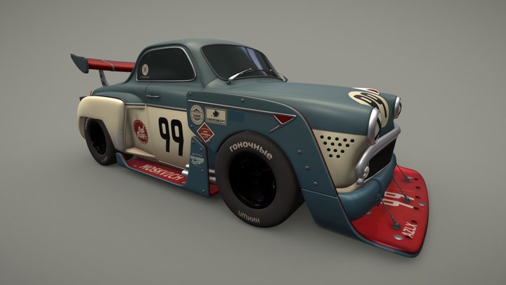 Moskvich 3D Model