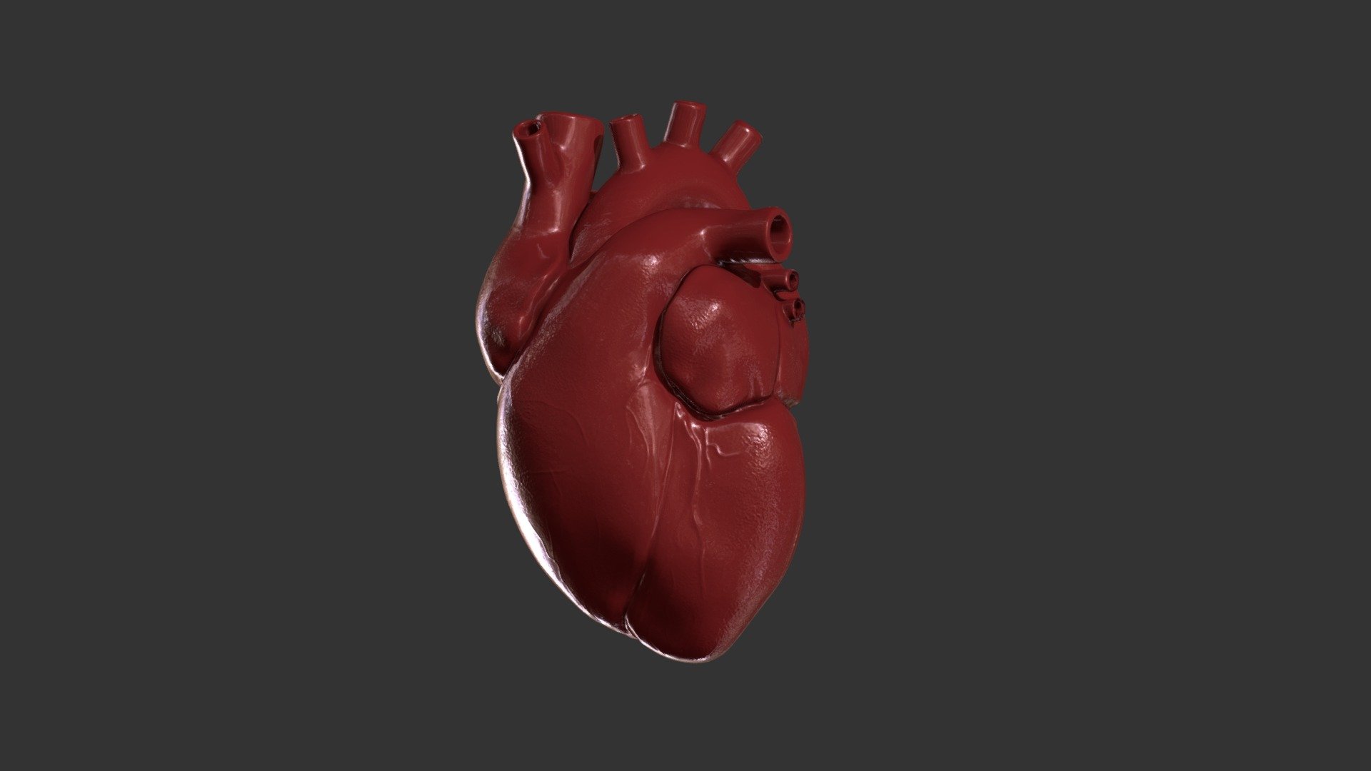 High-Poly Maped Realistic Heart - Buy Royalty Free 3D model by Reset ...